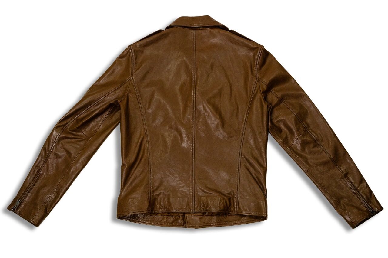 - Jacket 737 Brown Tailwind Camel Apparel Leather Biker