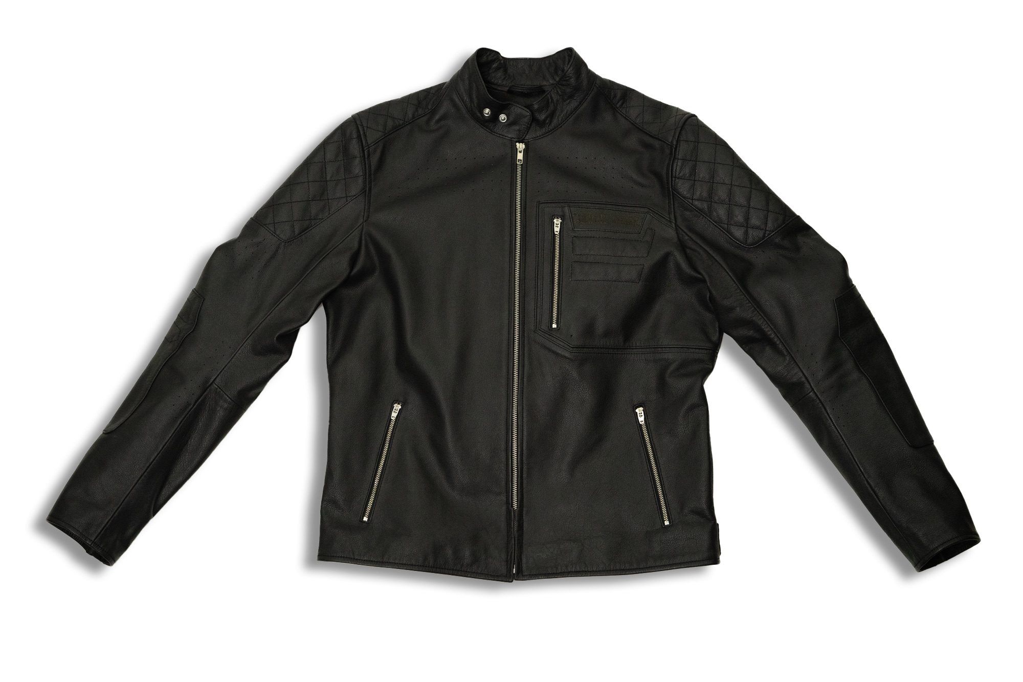 Heavy Biker Jacket With Pad Slots (1)