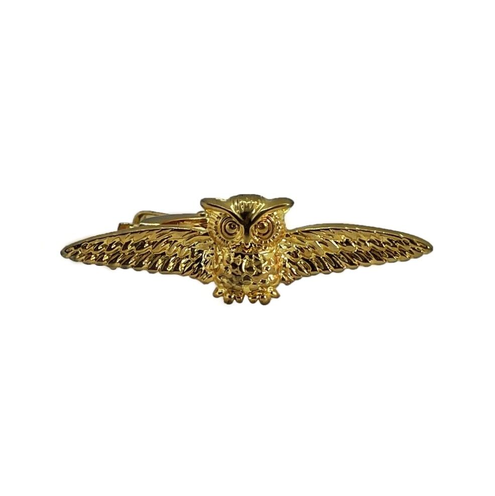 gold owl tieclip (1)